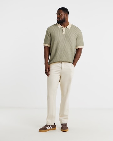 Jack & Jones Premium Kingsley Knitted Polo - Olive