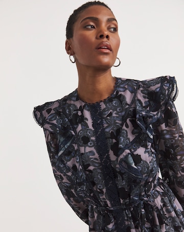 Ted Baker Alexieh Ruffle Floral Maxi Dress