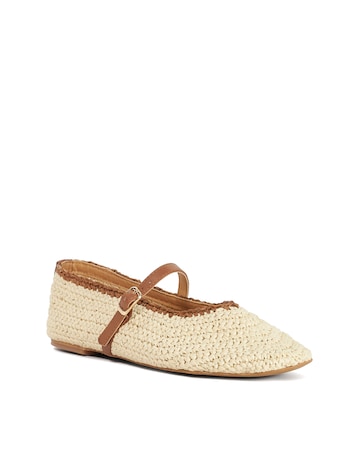 Dune Haloha Basket Weave Flat Shoes - Standard Fit (D)