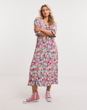 Nobody's Child Delilah Floral Midi Dress