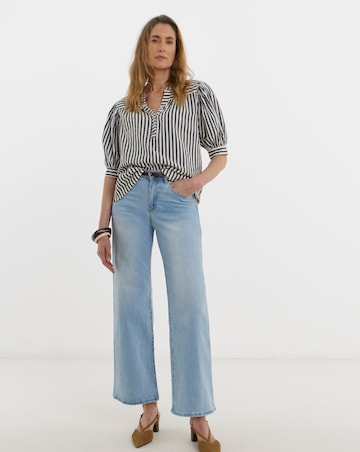 Stripe Short Sleeve Tunic