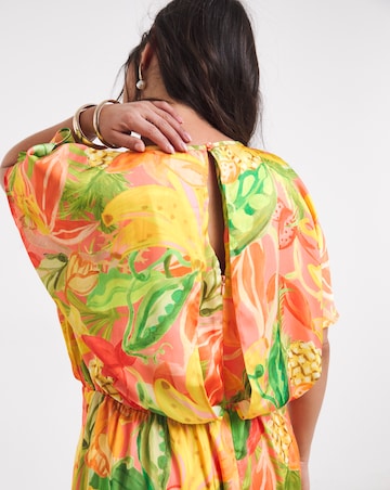 Joanna Hope Split Sleeve Maxi Dress