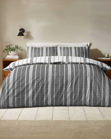 Catherine Lansfield Harbour Stripe Duvet Cover Set