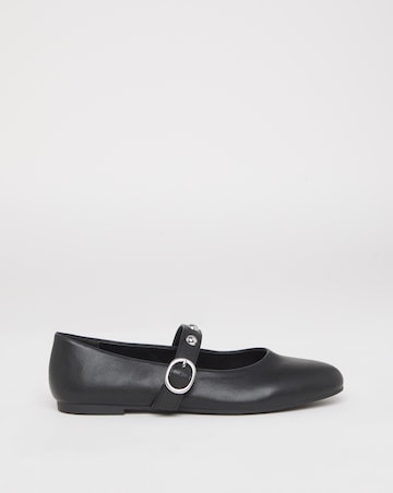 Optimism Studded Mary Jane Ballerina Shoes - Extra Wide Fit (EEE)