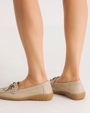 Samara Leather Loafers - Wide Fit (E)