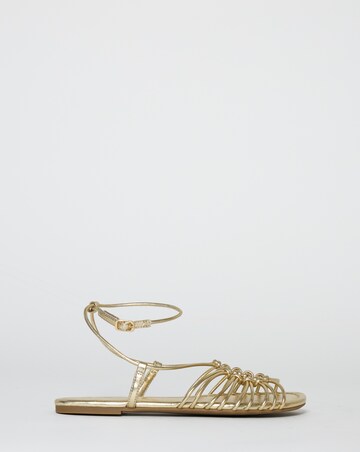 Cinder Tubular Woven Flat Sandals - Extra Wide Fit (EEE)