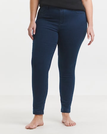 Dark Blue Stretch Slim Pull On Jeggings