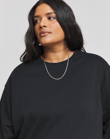 Black Midi T-Shirt Dress