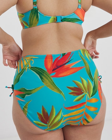 Fantasie Pichola High Waist Bikini Brief Aqua