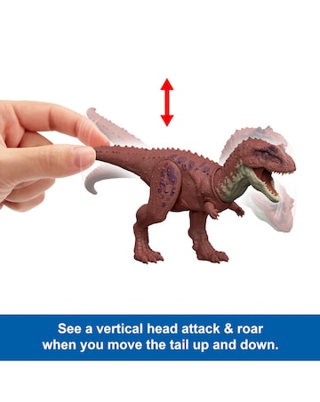 Jurassic World Rebirth Wild Roar Dinosaur Action Figure Aucasaurus