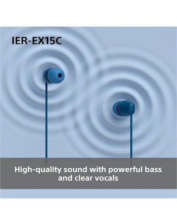 SONY IER-EX15C USB-C Wired Earphones - White
