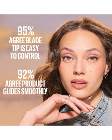 Maybelline Sculpting Stix Eyeliner 2-in-1 Dual Ended, Shade: Black Blur