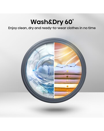Hisense 3S Series WD3S1043BW3 WiFi-enabled 10kg Washer Dryer - White