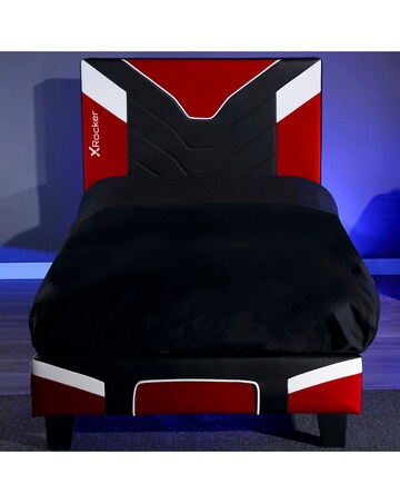 X Rocker Cerberus MKII Gaming Single Bed in a Box - Red