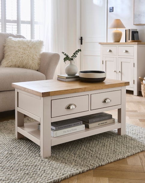 Sadie Ready Assembled Wooden Coffee Table