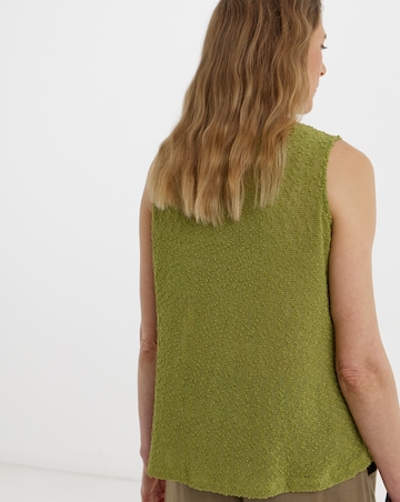 Boucle Button Top