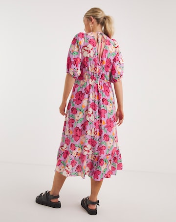 Nobody's Child Amy Short Sleeve Midi Dress