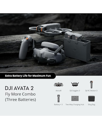 DJI Avata 2 Fly More Combo (Three Batteries)