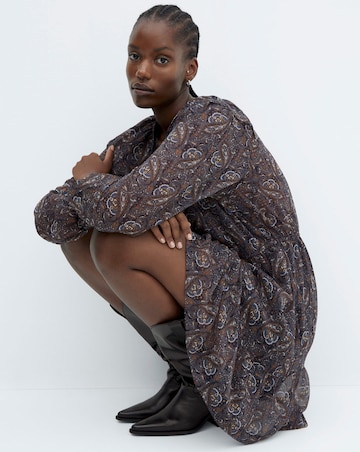 Mango Sara Printed Mini Dress