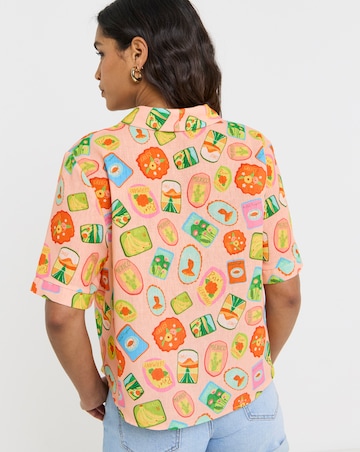 Twisted Wunder Linen Postcard Shirt