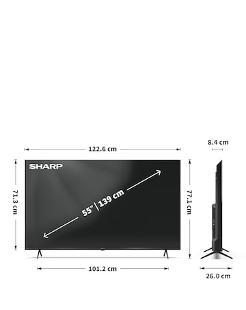 Sharp 4T-C55HK4245KB 55in Smart UHD Tivo LED TV