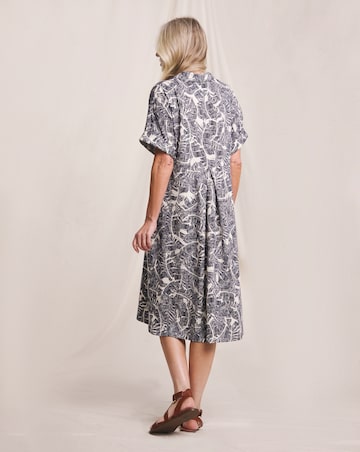 Julipa Printed Cocoon Shirt Dress