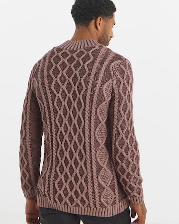 Joe Browns Button Neck Cable Jumper