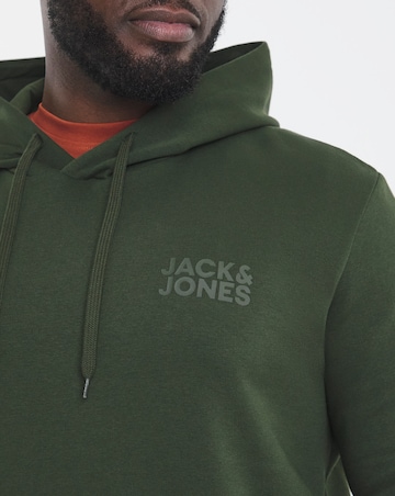 Jack & Jones Corp Logo Hoodie - Green