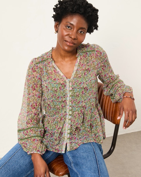 FatFace Mel Meadow Blouse