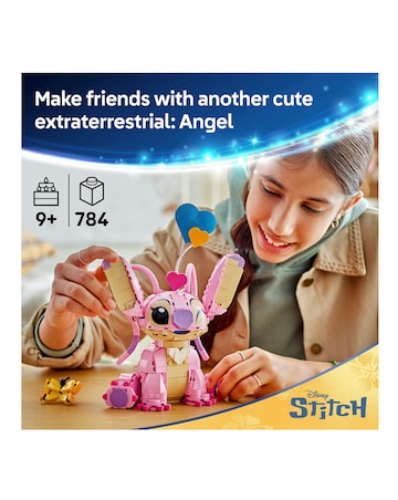 LEGO Disney Angel Lilo & Stitch Building Toy for Girls, Boys and Kids 43257