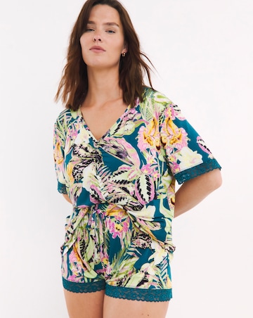 Built In Support Bamboo Pyjama Shortie Set