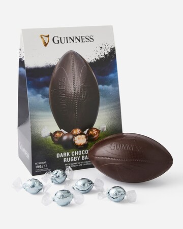 Guinness Dark Chocolate Rugby Ball Easter Egg 196g