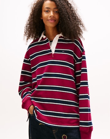 Tommy Jeans Relaxed Fit Stripe Rugby