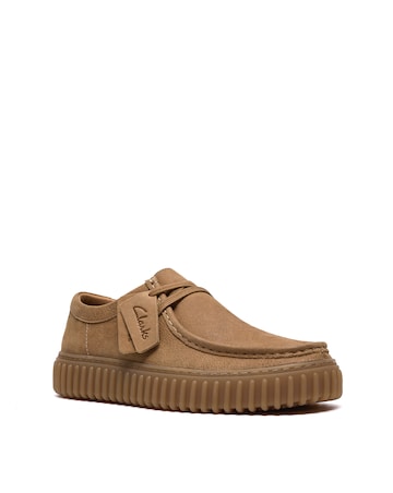 Clarks Torhill Lo Shoes - Dark Sand
