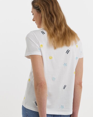 Embroidered Cotton T-Shirt