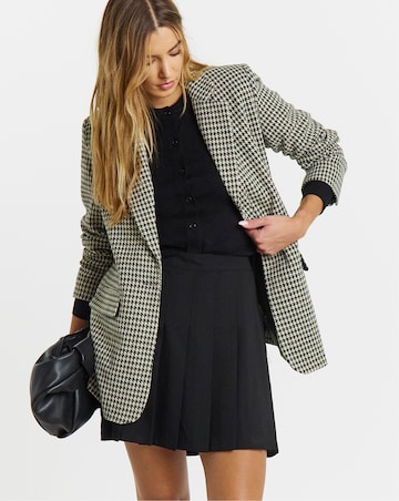 Simply Be Woven Pleated Mini Skirt