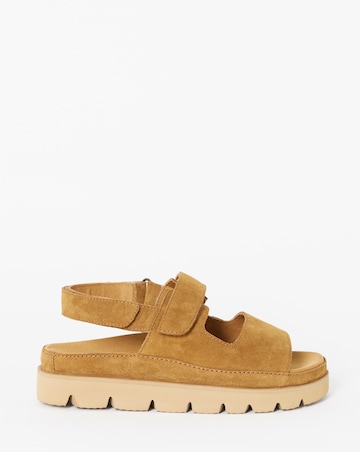 Astra Chunky Suede Sandals - Wide Fit (E)