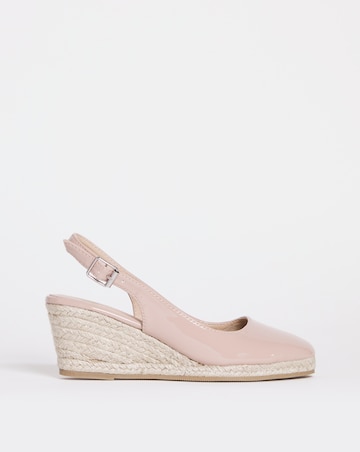 Slingback Espadrille E Fit