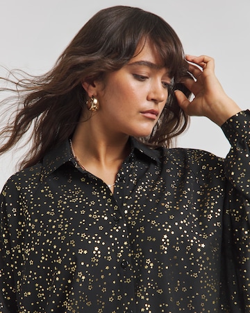 Twisted Wunder Foil Print Toni Shirt