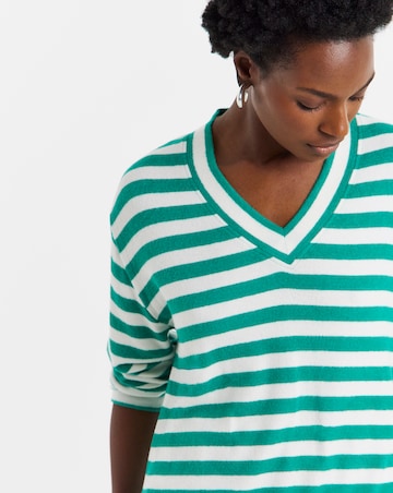 Soft Touch V-Neck Longline Top