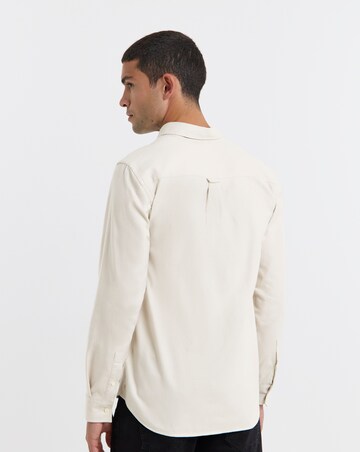 Lyle & Scott Long Sleeve Flannel Shirt - Putty