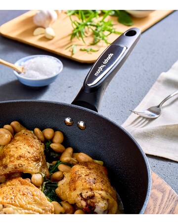 Morphy Richards Forged Aluminium Saute Pan with Lid