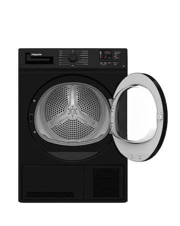 Hotpoint C HD C82 BBGD UK Condenser Tumble Dryer 8kg - Black