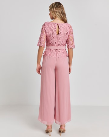 Joanna Hope Lace Jumpsuit