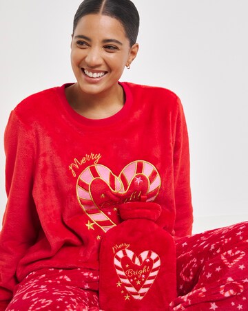 Christmas Lounge Set With Hot Water Bottle