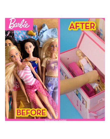 Barbie 2 in 1 Foldable Role Play Vanity Storage