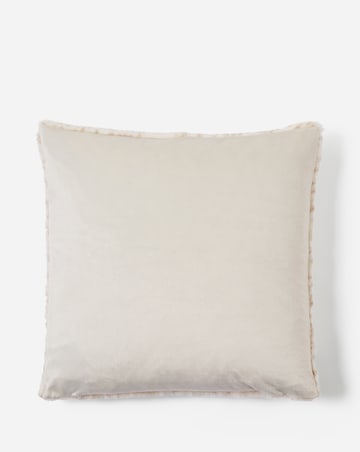 Spotted Animal Printed Faux Fur Cushion