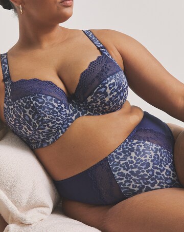 Elomi Lucie High Leg Knicker Midnight