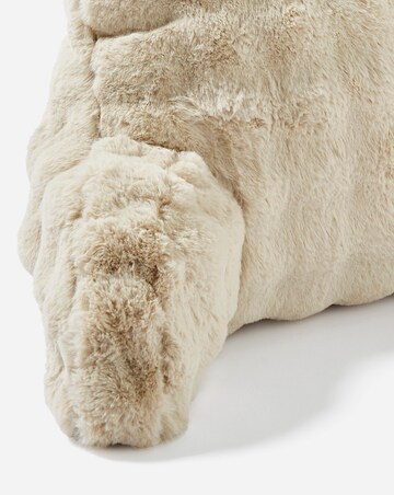 Bubble Faux Fur Back Support Cushion