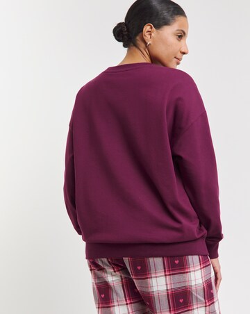 Sweatshirt With Woven Pyjama Bottom